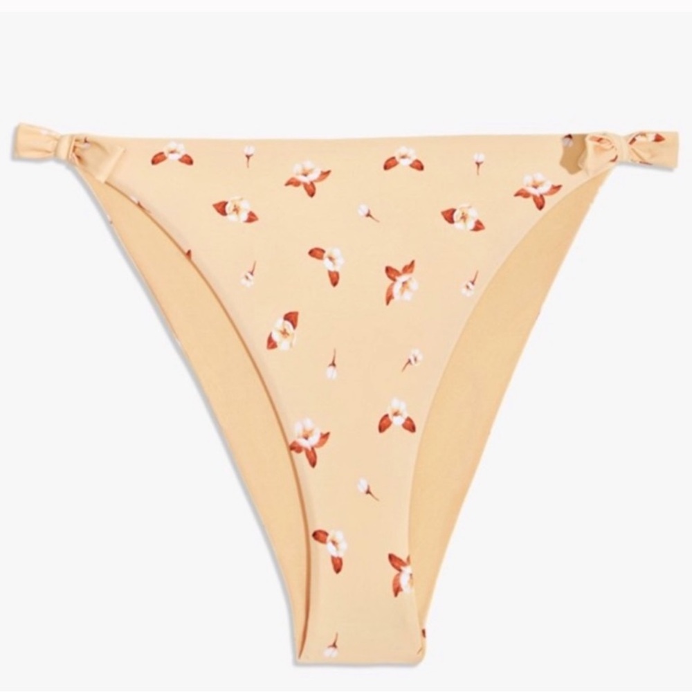 NWT WeWoreWhat Amber bow bikini bottoms